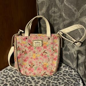 Eevee and Pikachu Floral Crossbody Pokemon Loungefly